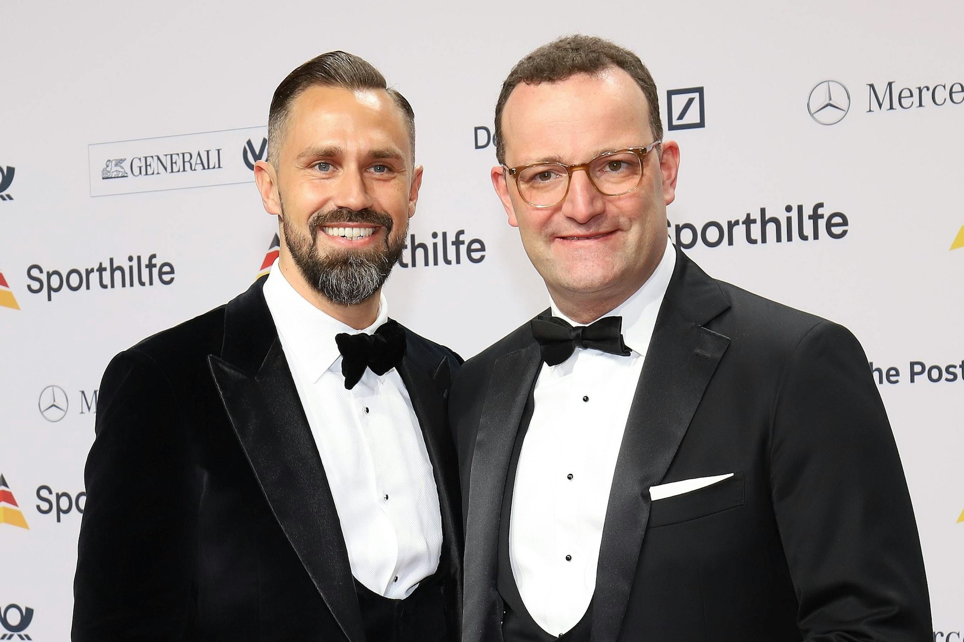 Jens Spahn und sein Ehemann Daniel Funke im Januar beim Ball der Deutschen Sporthilfe in Frankfurt.