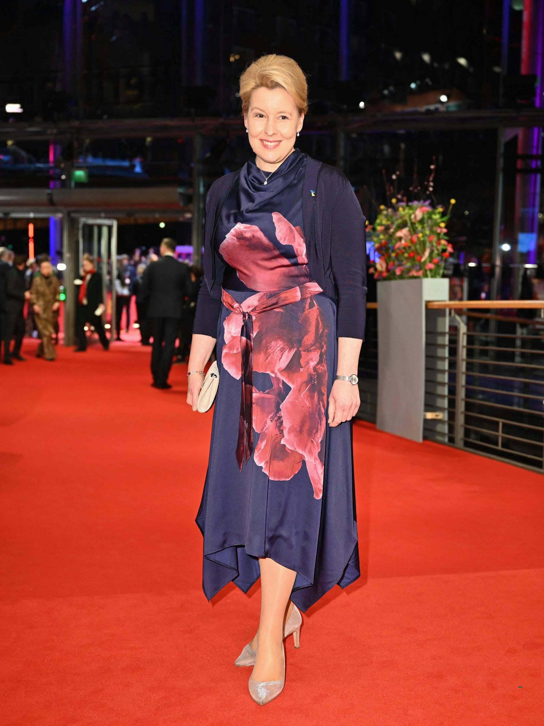 Berlins Regierende Bürgermeisterin Franziska Giffey hatte zur Berlinale geladen.