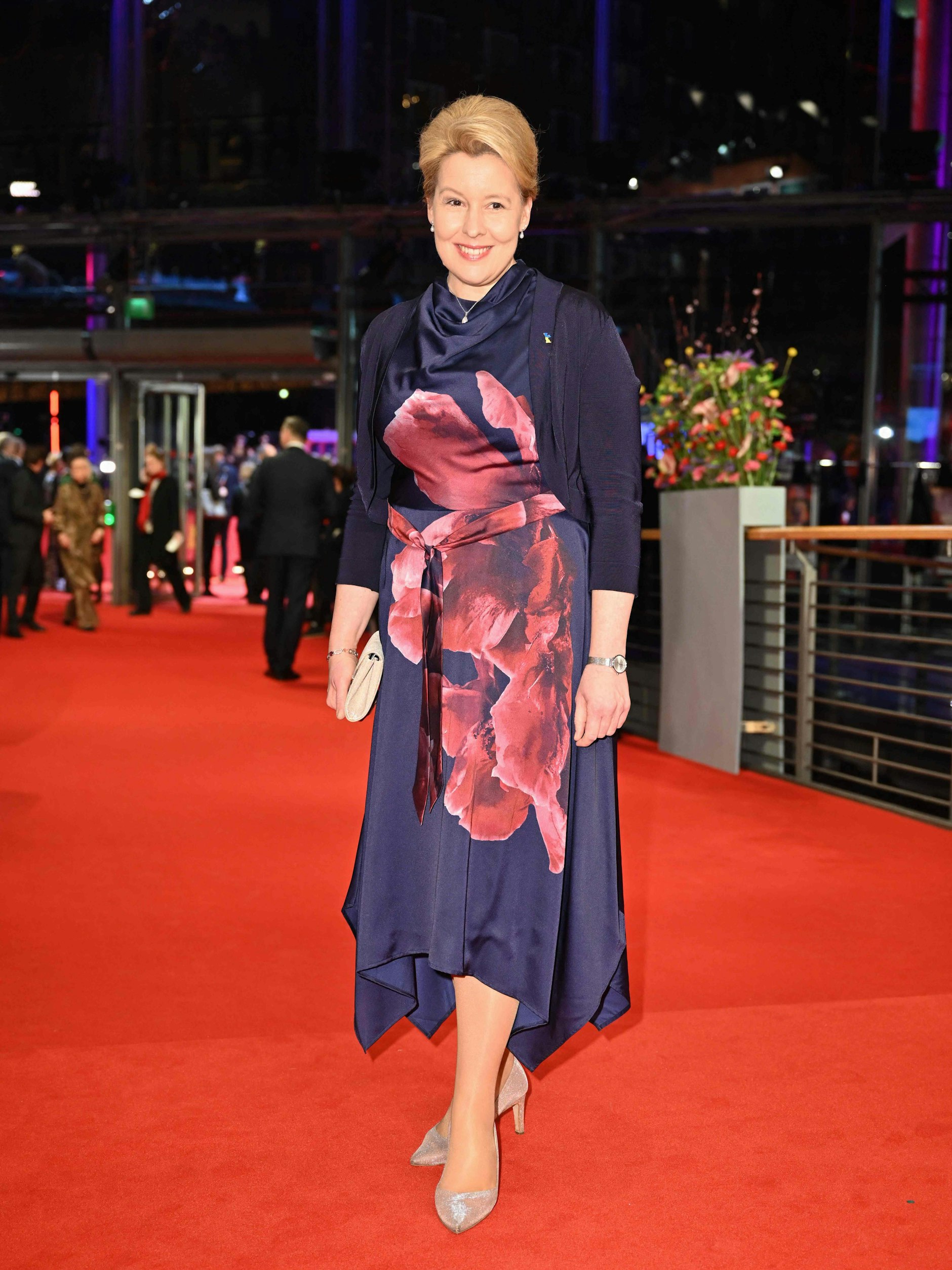 Berlins Regierende Bürgermeisterin Franziska Giffey hatte zur Berlinale geladen.