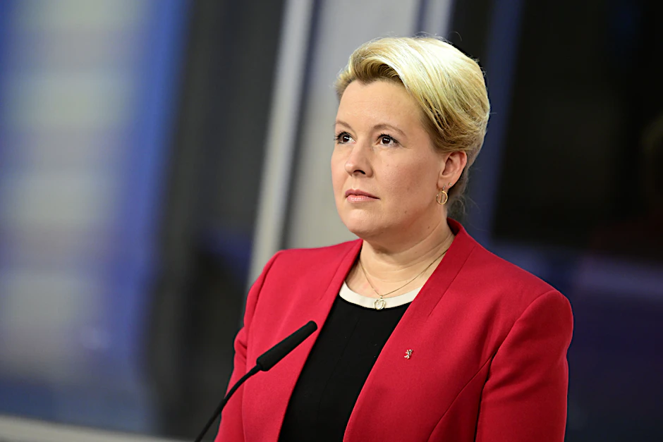 Franziska Giffey&nbsp; am Wahlabend