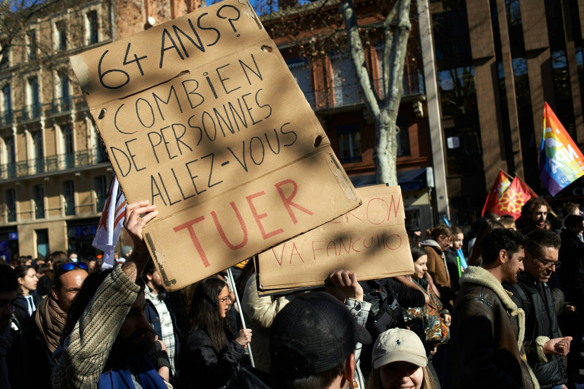 Das Renteneintrittsalter soll auf 64 Jahre angehoben werden. Die Franzosen laufen Sturm.