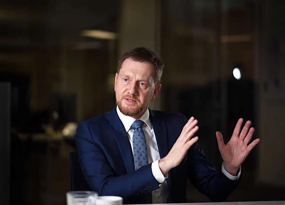 Ministerpräsident Michael Kretschmer im Interview mit der Berliner Zeitung