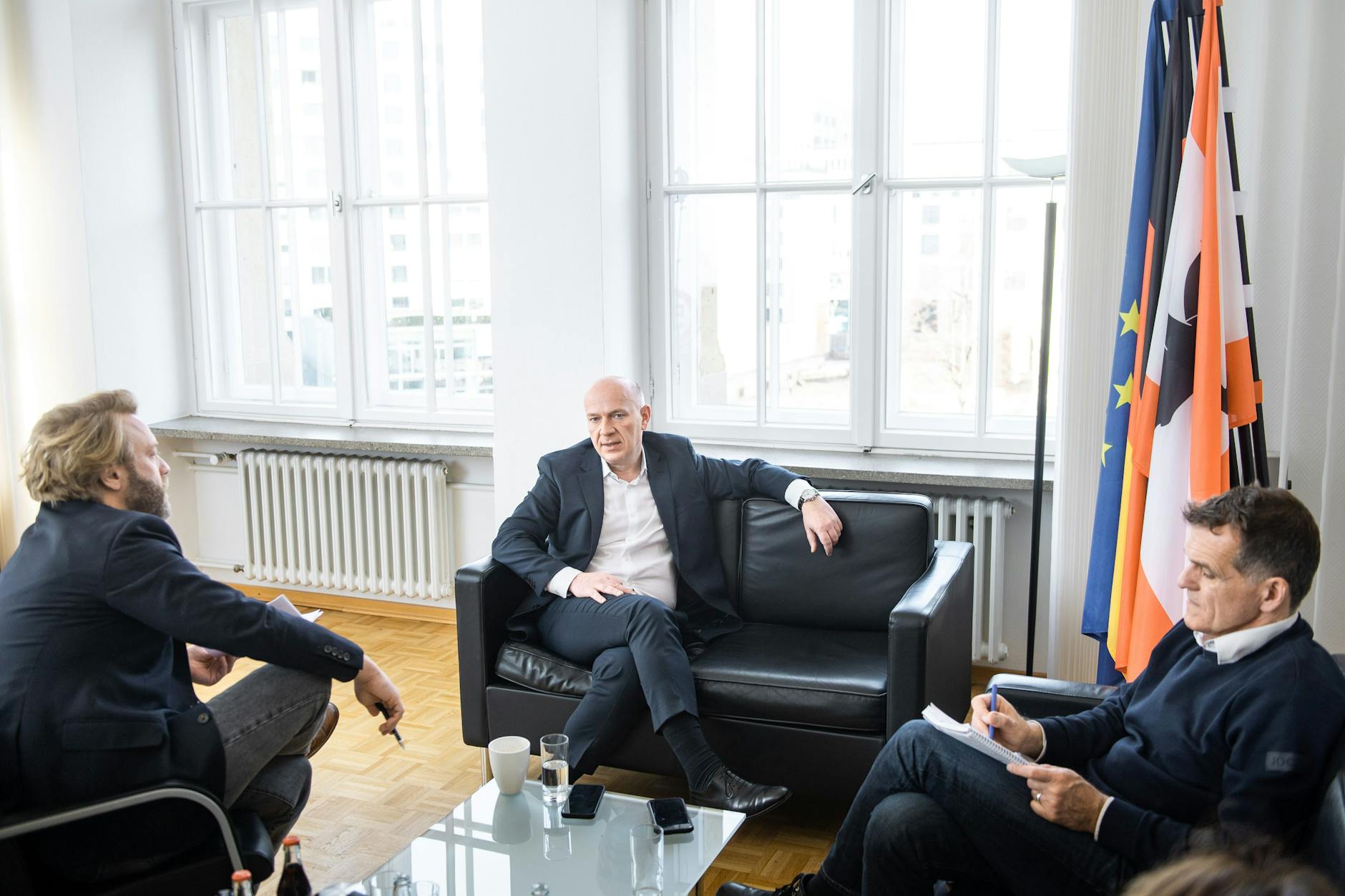 Kai Wegner im Gespräch mit der Berliner Zeitung