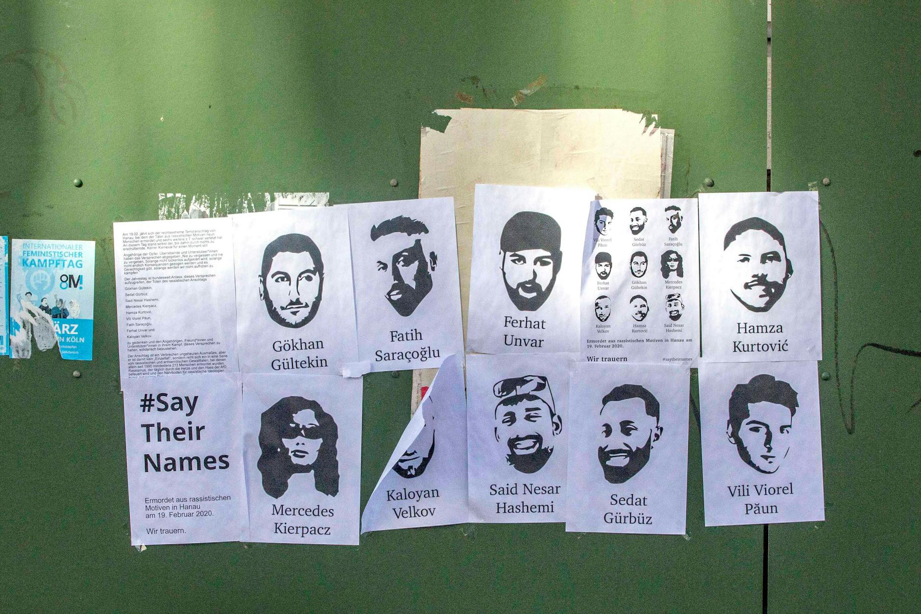 #SayTheirNames: Die Opfer des Anschlags von Hanau.