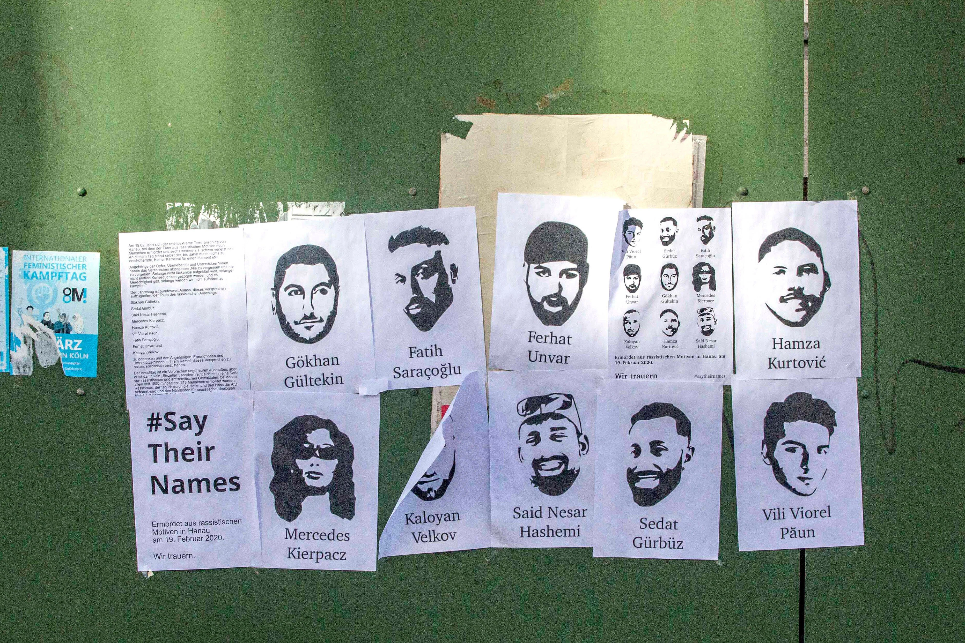 #SayTheirNames: Die Opfer des Anschlags von Hanau.