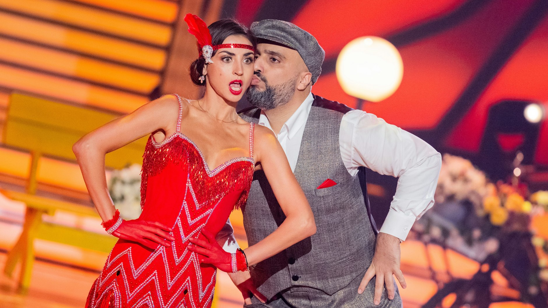 Abdelkarim tanzt in der Kennenlernshow bei „Let’s Dance“ mit Ekaterina Leonova. 