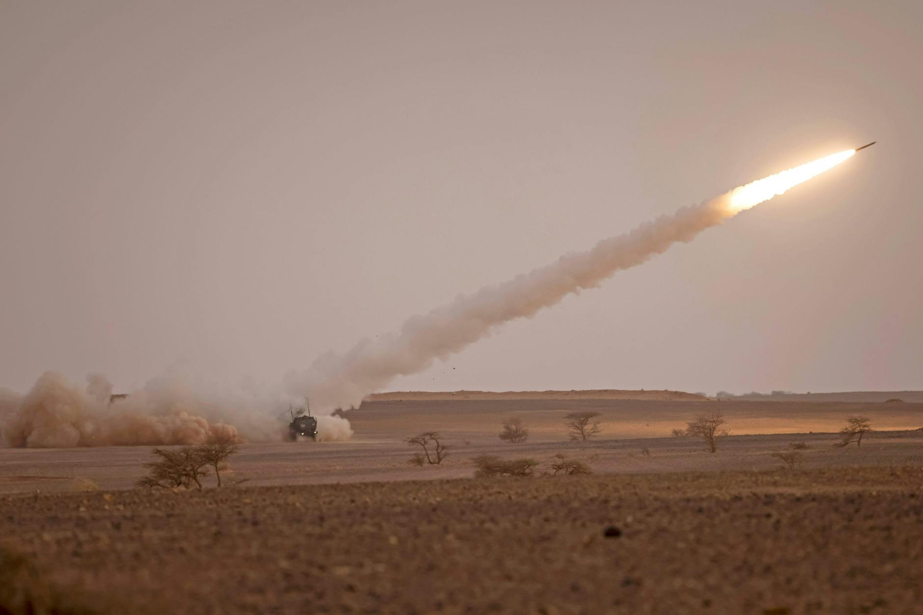 Die USA haben der Ukraine Himars Präzisions-Raketenwerfer mit einer Reichweite von 80 Kilometern geliefert.