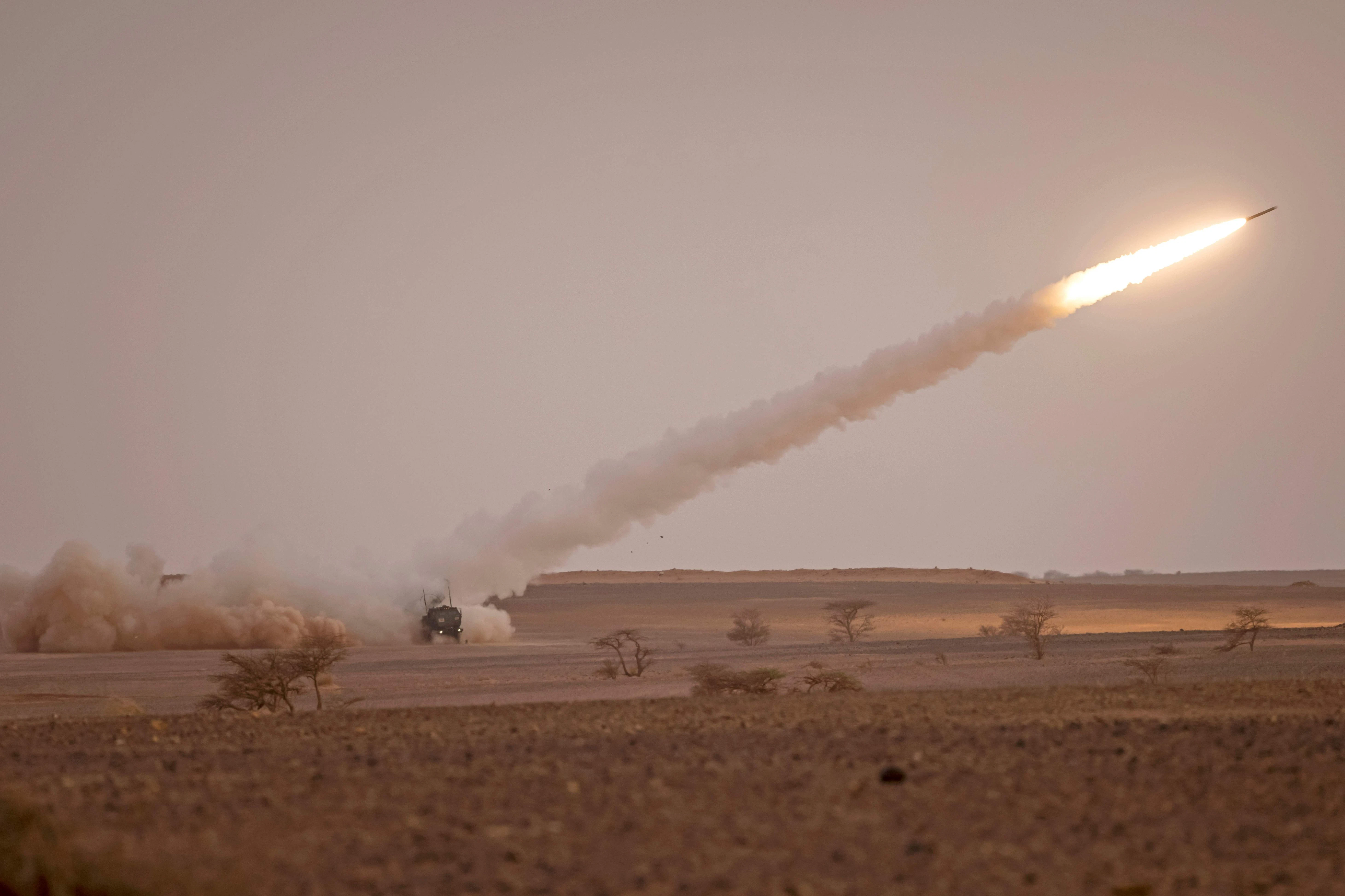 Die USA haben der Ukraine Himars Präzisions-Raketenwerfer mit einer Reichweite von 80 Kilometern geliefert.