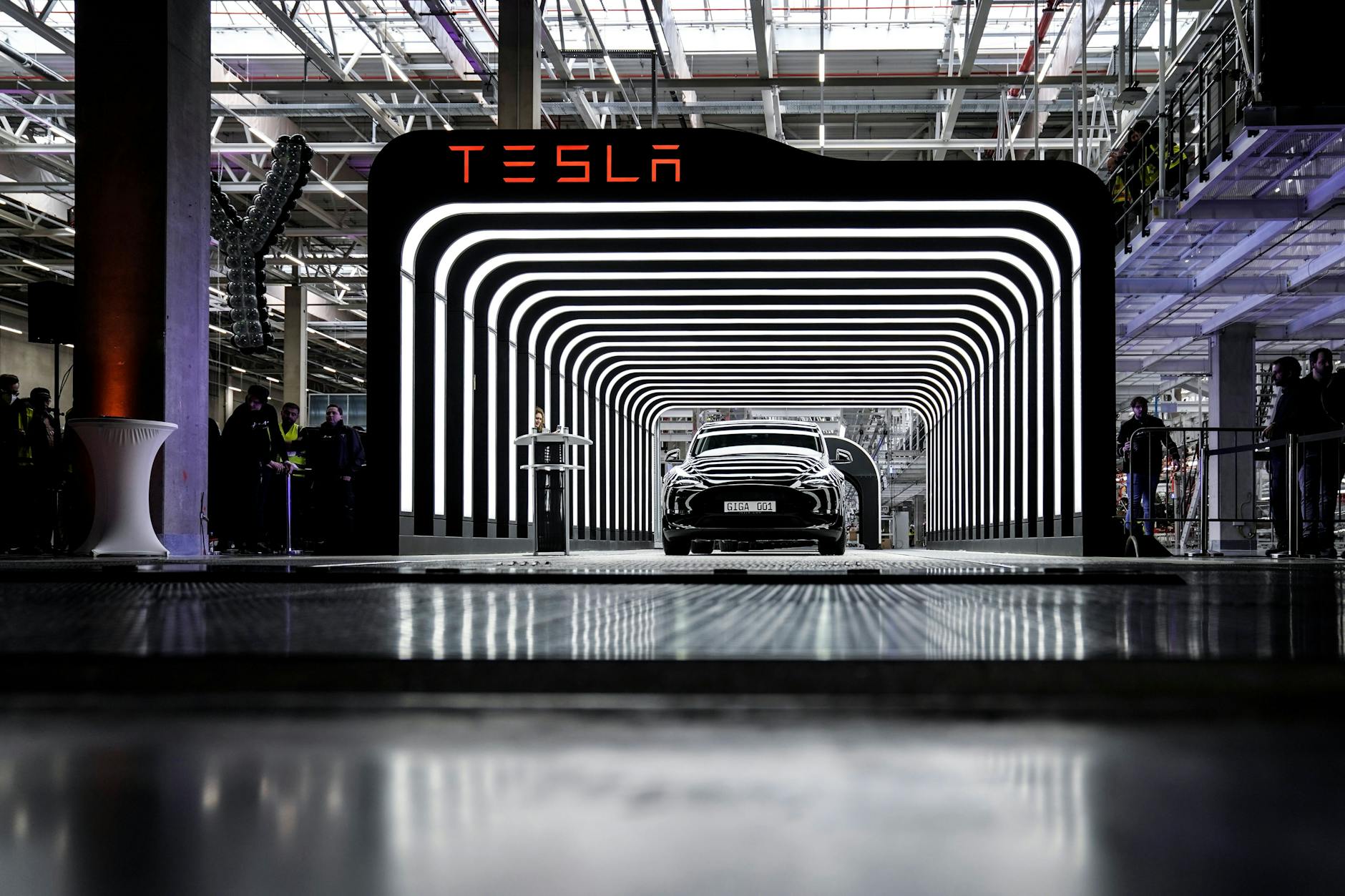 Tesla Delivery Day: Eröffnung der Tesla-Gigafactory in Grünheide, März 2022.