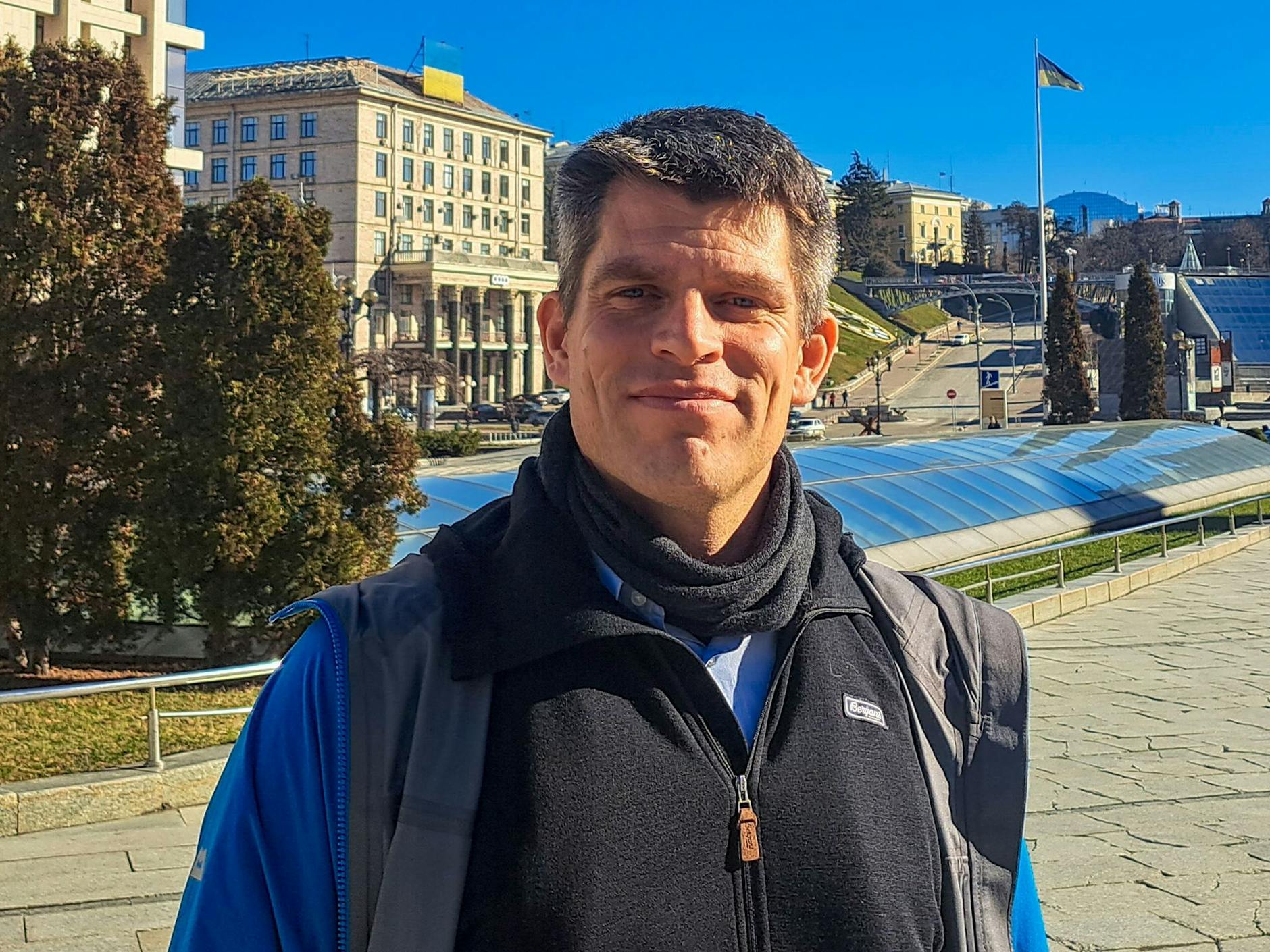 Der deutsche Oberstaatsanwalt Klaus Hoffmann sucht in der Ukraine nach Beweisen für russische Kriegsverbrechen.