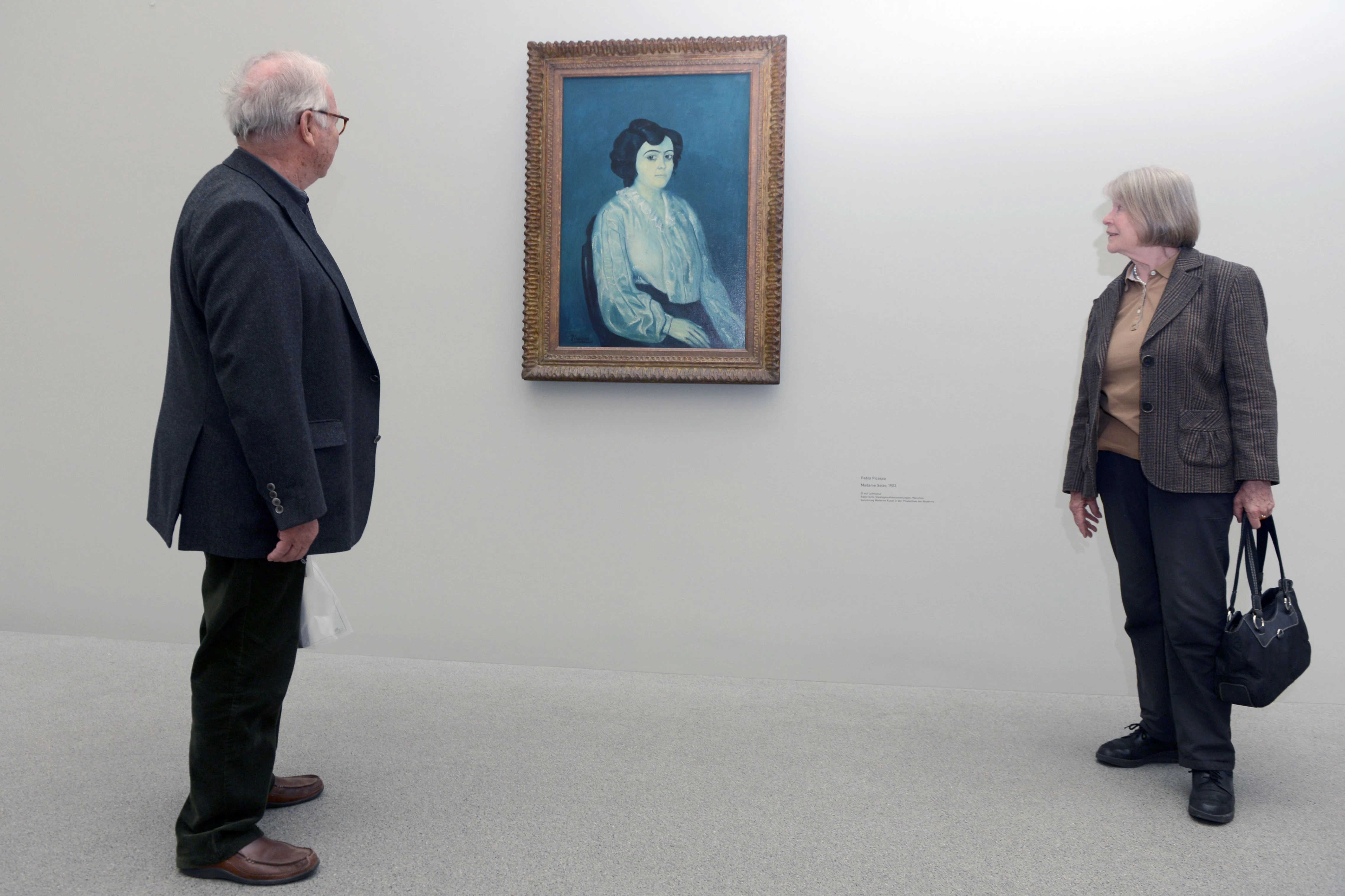 Im Blick: das 1903 von Pablo Picasso gemalte Porträt der „Madame Soler“.