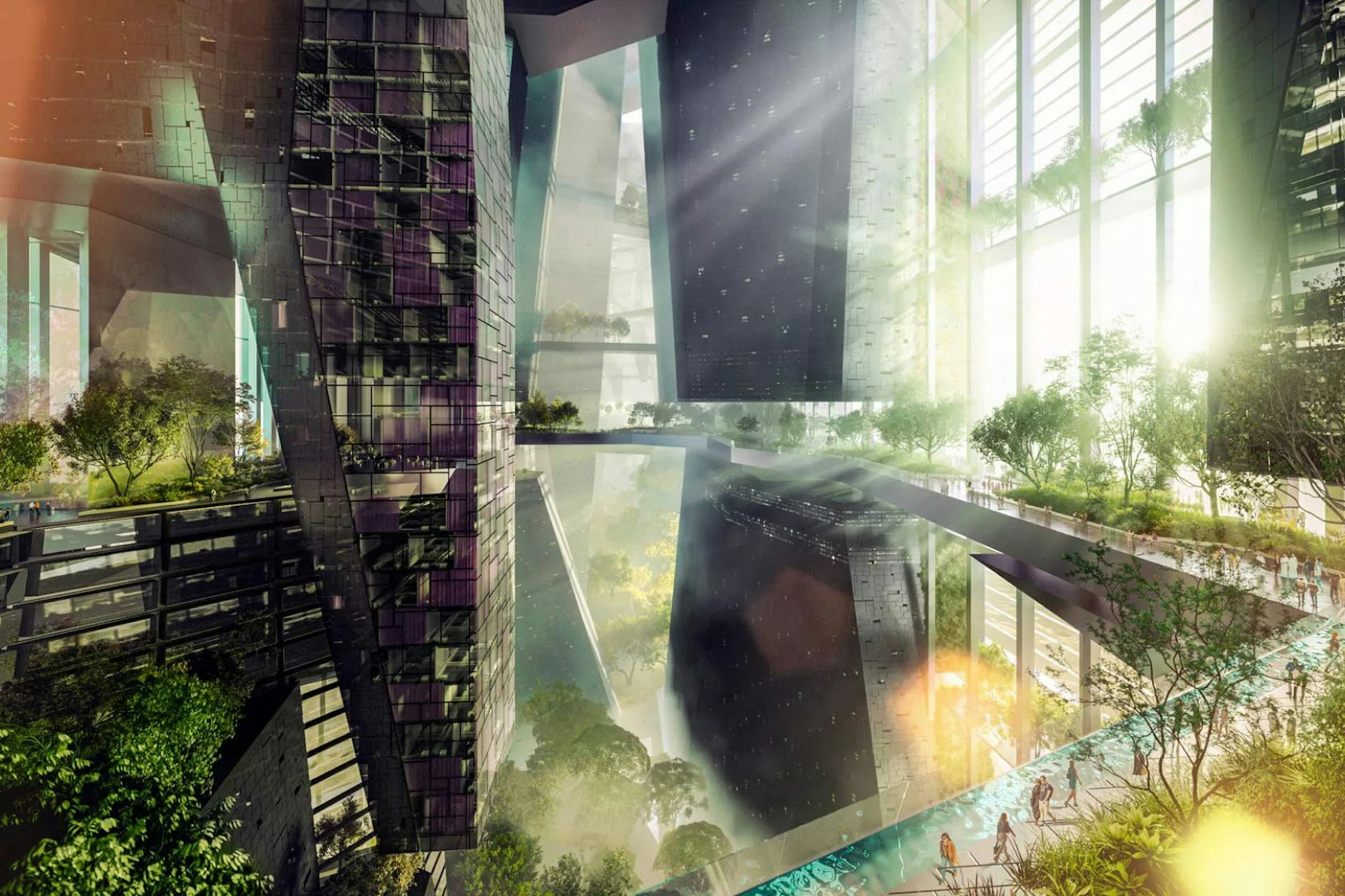 „The Line“: Keine Straßen, Autos oder Emissionen, sie wird mit 100 Prozent erneuerbarer Energie betrieben und 95 Prozent des Landes werden als Naturland bewahrt.