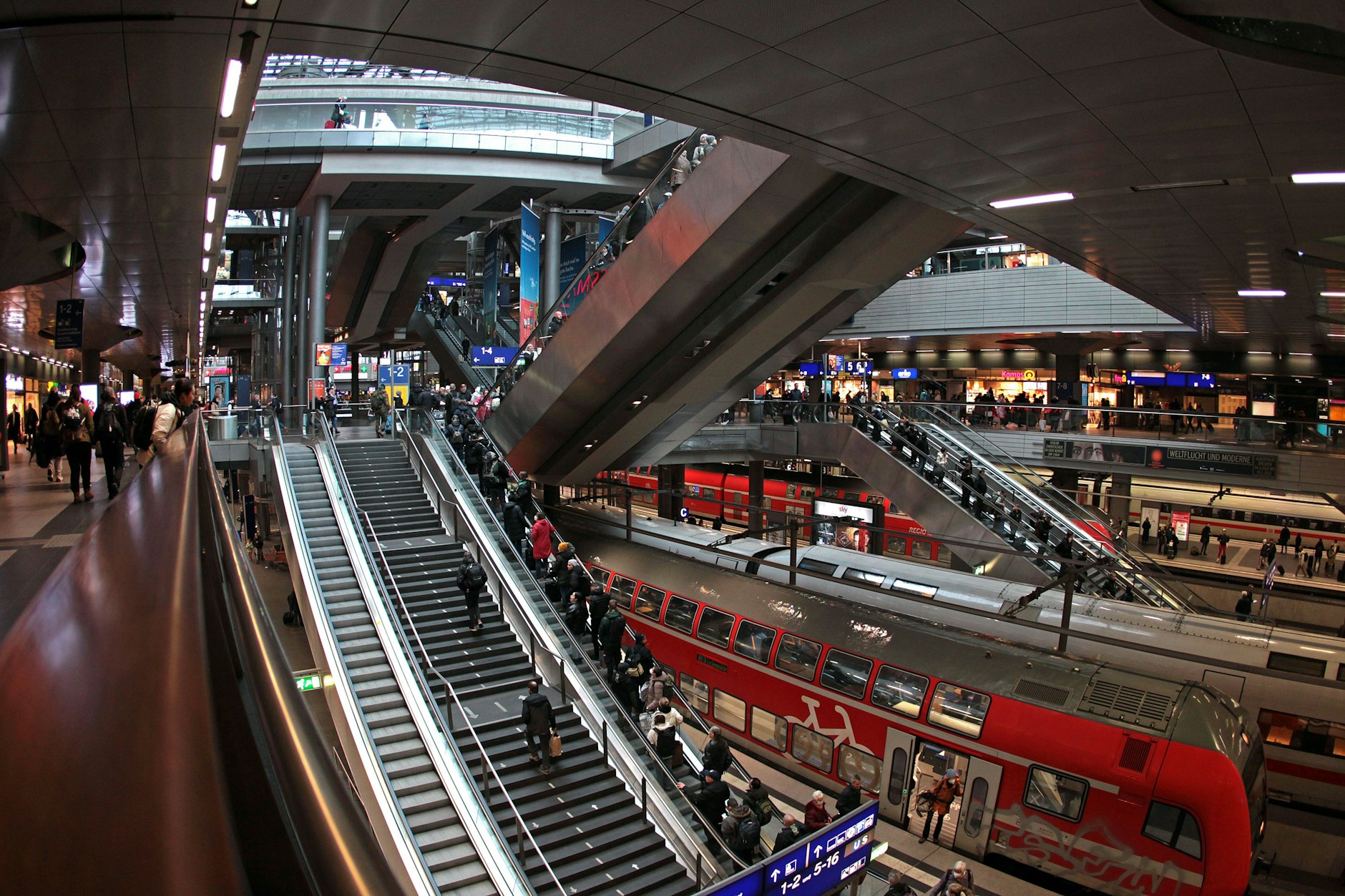 Im Berliner Hauptbahnhof kam es zu einem sexuellen Übergriff auf eine Frau.&nbsp;