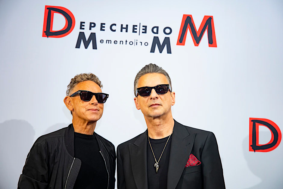 Depeche Mode, hier im Oktober 2022 in Berlin: Martin Gore (l.) und Dave Gahan.