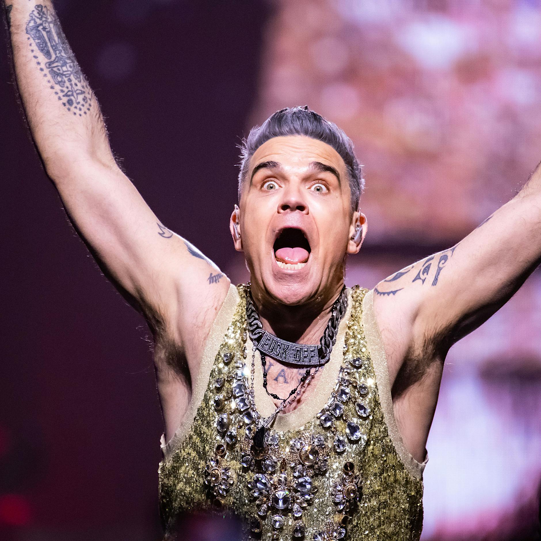 Früher war mehr Koks: Robbie Williams beichtet alles und bereut nichts in der Benz-Arena