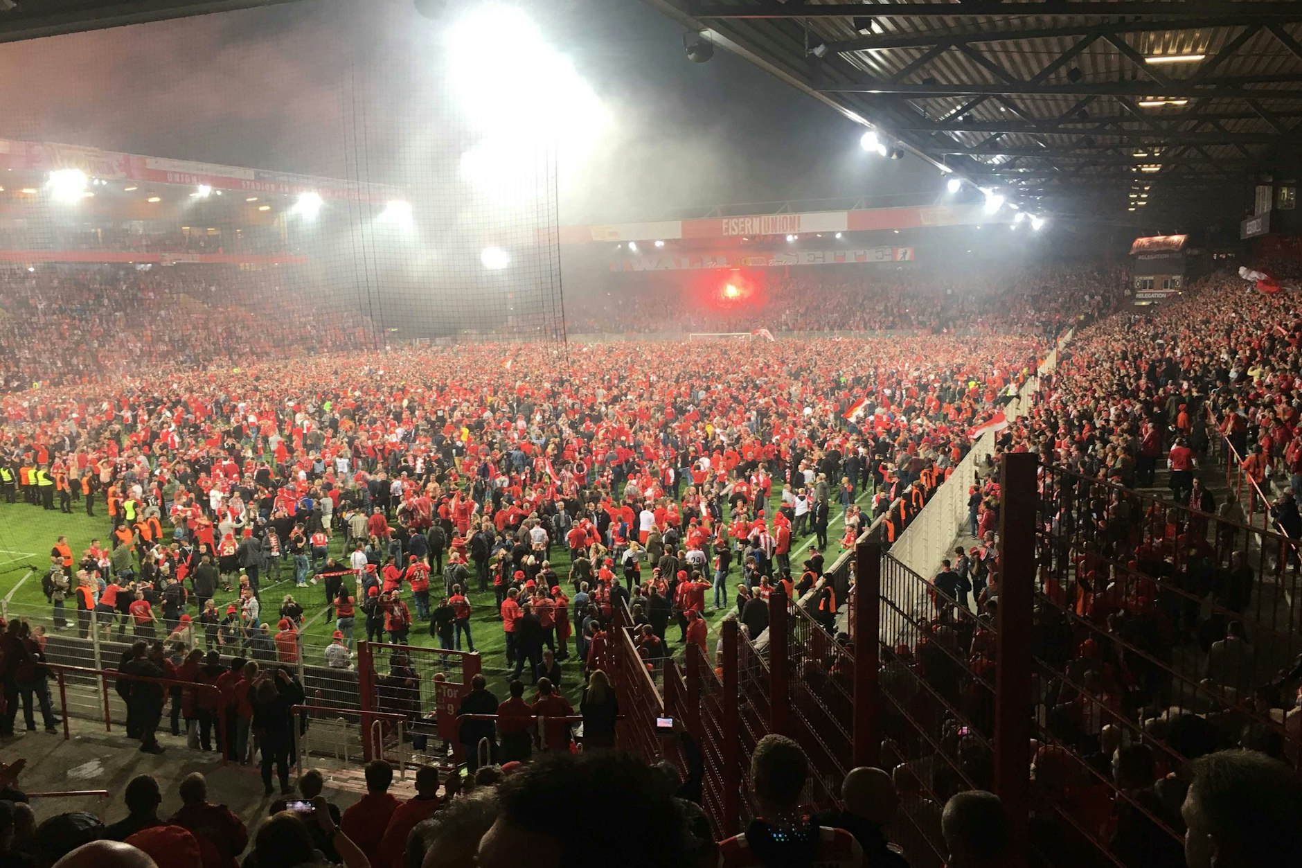 Der Grundstein des eisernen Erfolgs: A, 27.5.2019 stieg der 1. FC Union in die Bundesliga auf, schlug den VfB Stuttgart in der Relegation.&nbsp;