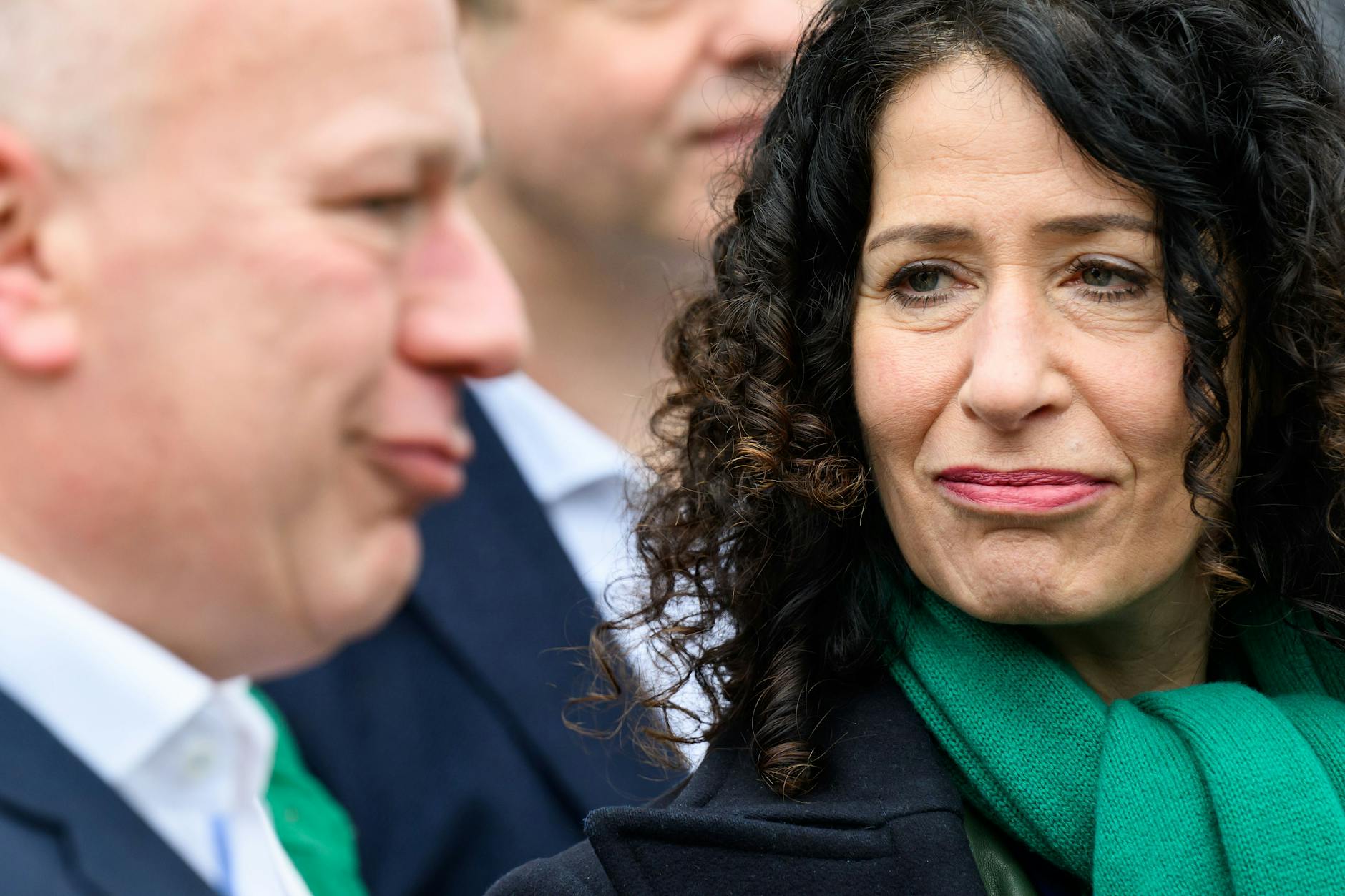 Berlin: Grünen-Fraktionsvorsitzende Bettina Jarasch (r.), und Kai Wegner (CDU), Berlins Regierender Bürgermeister.