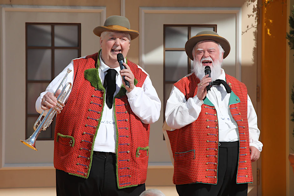 Wilfried Gliem (rechts), hier mit seinem Herzbuben-Kollegen Wolfgang Schwalm