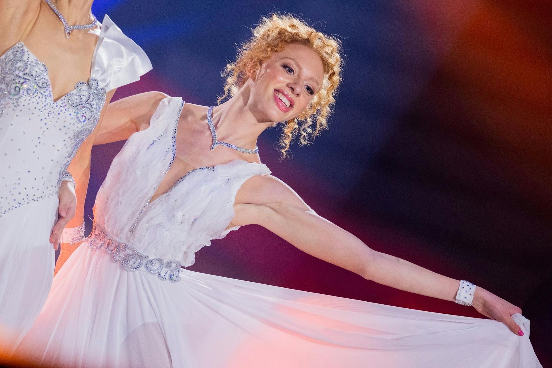 Bezauberte im Ballkleid in der Kennenlernshow von „Let’s Dance“: Anna Ermakova.