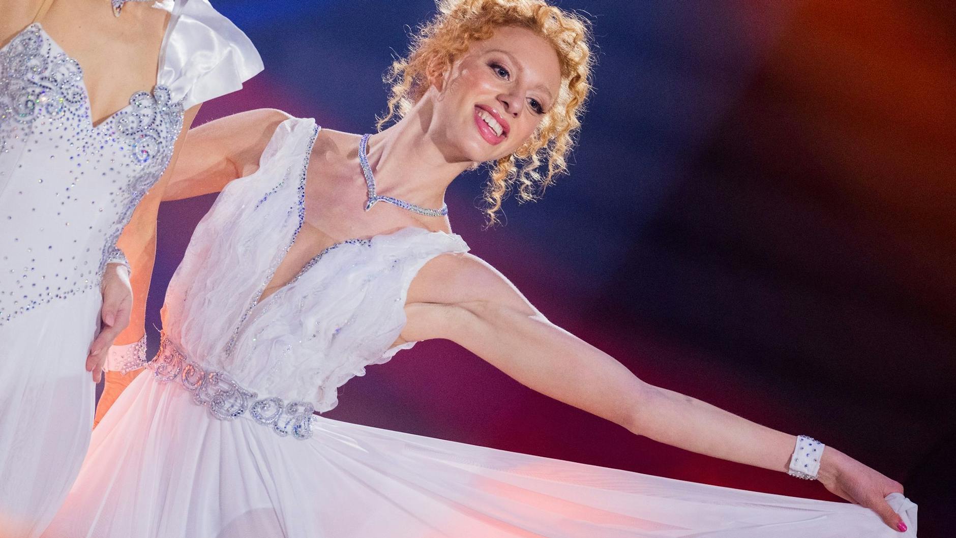 Bezauberte im Ballkleid in der Kennenlernshow von „Let’s Dance“: Anna Ermakova.