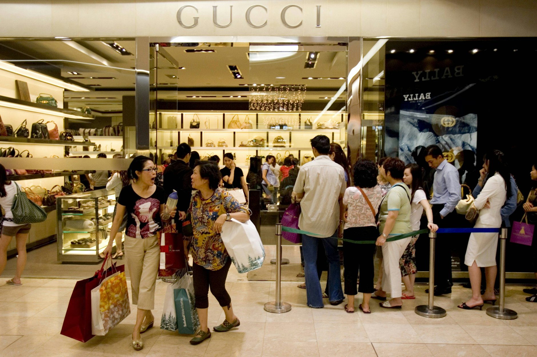 Ein Gucci-Store in Singapur