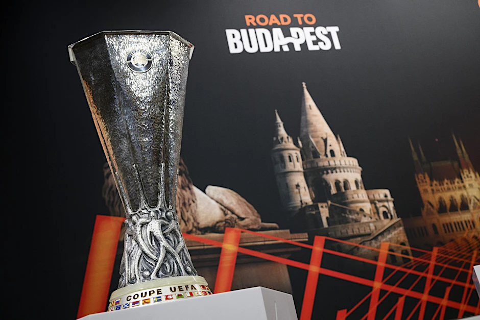 Objekt der Begierde: Bis zum Finale in Budapest und dem dort zu vergebenen Pokal ist es noch ein weiter Weg. Zunächst steht Union Berlin im Achtelfinale.
