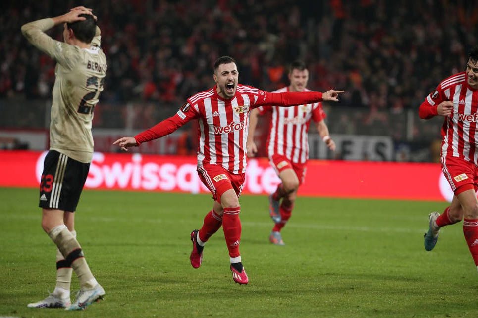 Josip Juranovic bejubelt seinen Treffer zum 2:0.