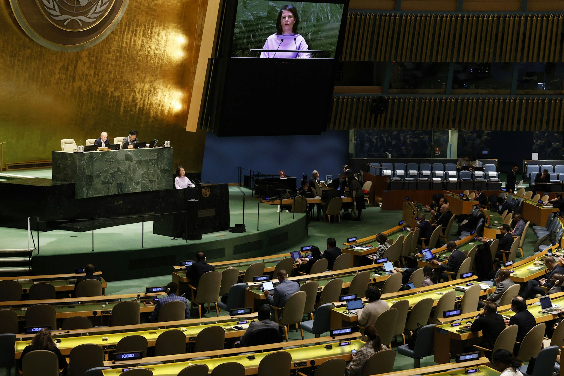 Annalena Baerbock spricht vor der UN-Vollversammlung