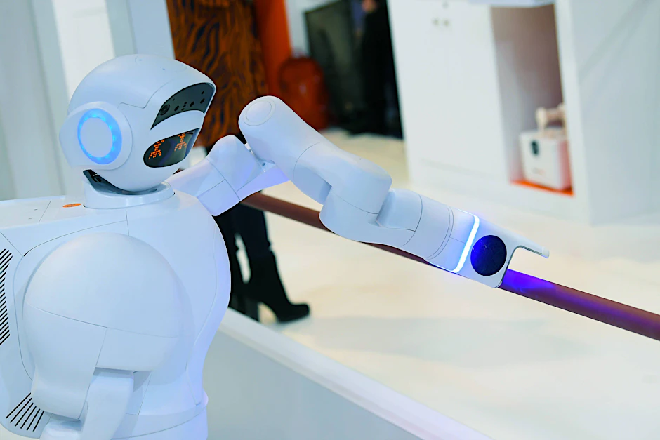 Ein Hilfsroboter der japanischen Firma Aeolus Robotics.