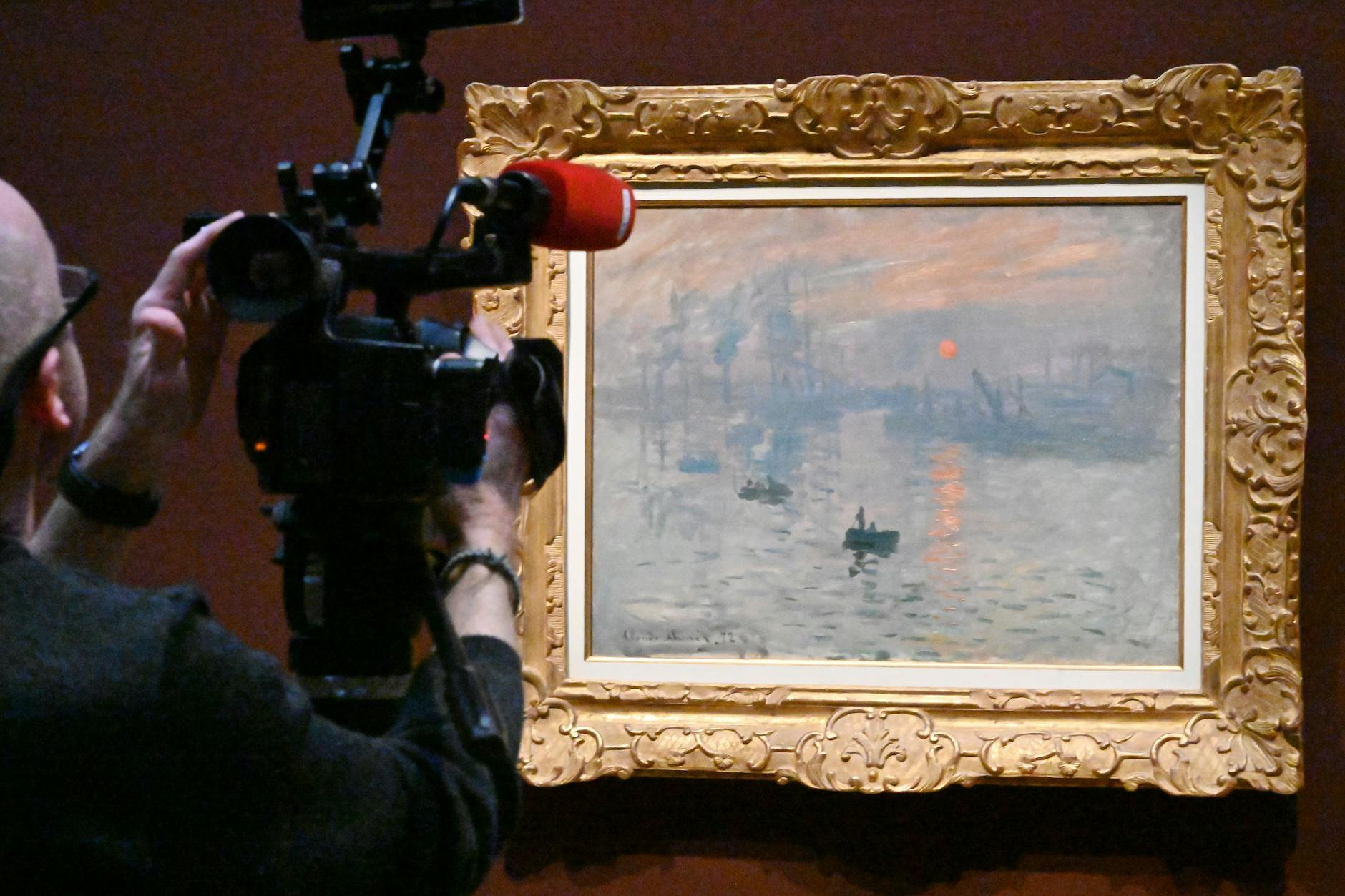 Das Gemälde „Impression, Sonnenaufgang“ von Claude Monet wird im Museum Barberini gezeigt.
