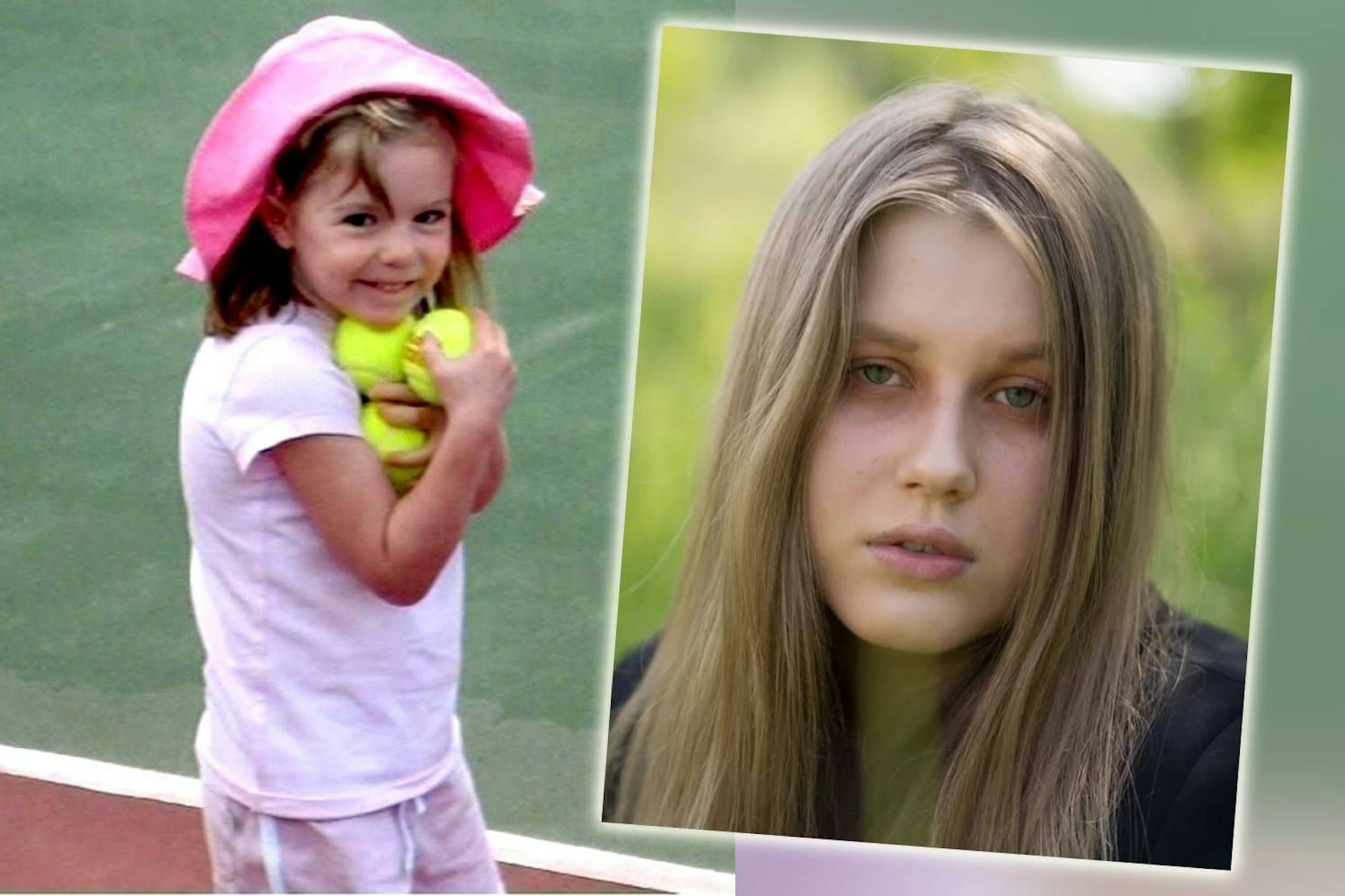 Maddie McCann und Julia Wendel. Offenbar sind beide doch nicht die gleiche Person.