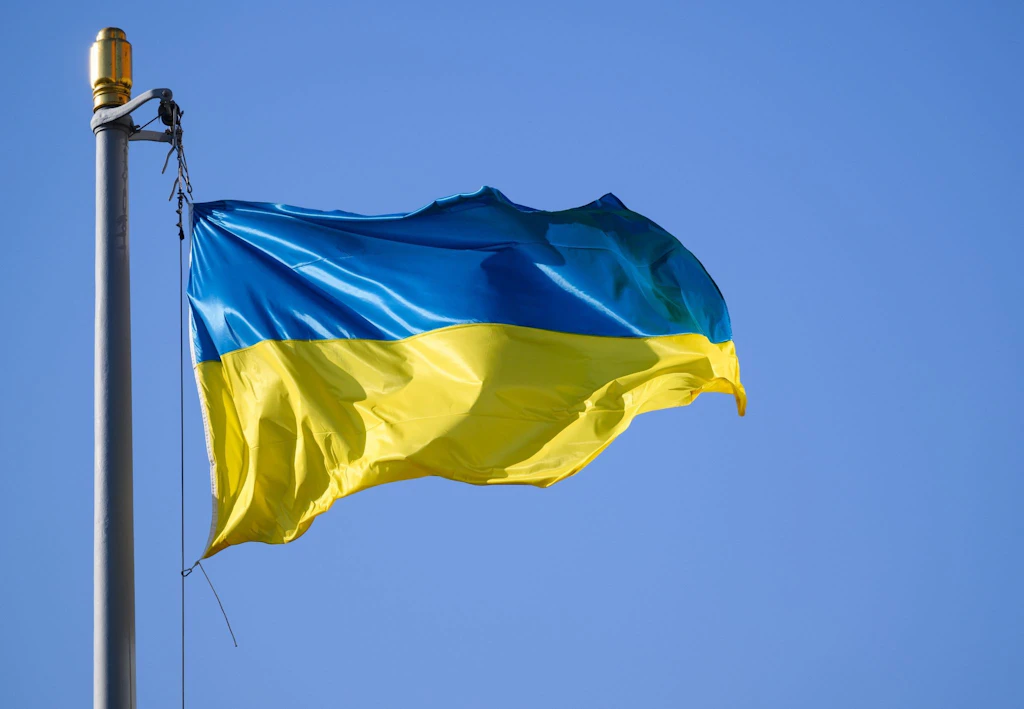 Solidarität mit der Ukraine zum Jahrestag des Kriegs