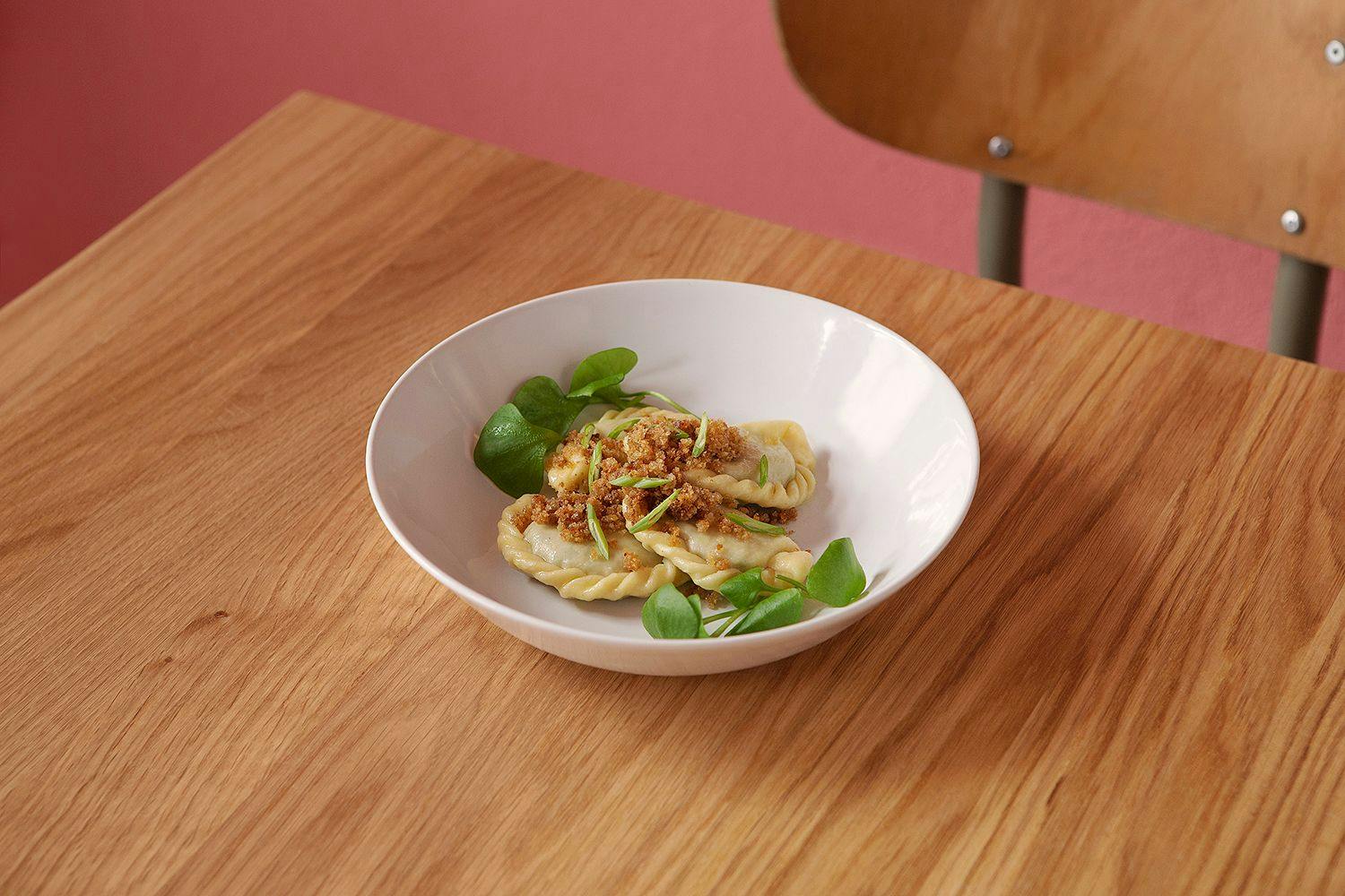 Beliebt als wechselndes Tagesgericht: Pasta, hier die Kärntner Kasnudeln