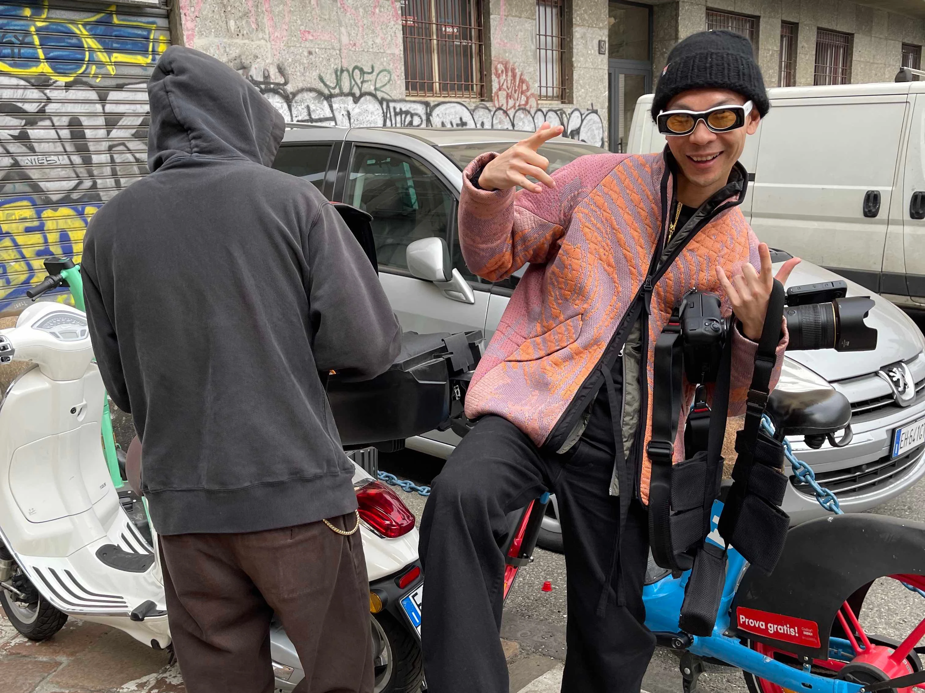 Der Fotograf Tyler Joe versprüht stets besonders gute Laune.&nbsp;