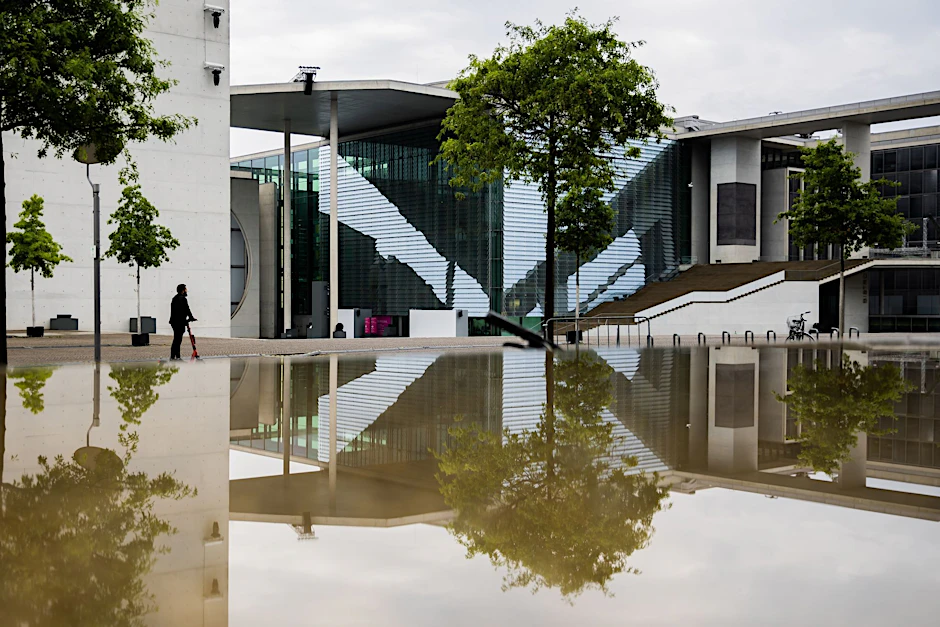 Das Marie-Elisabeth-Lüders-Haus des Deutschen Bundestages in Berlin.
