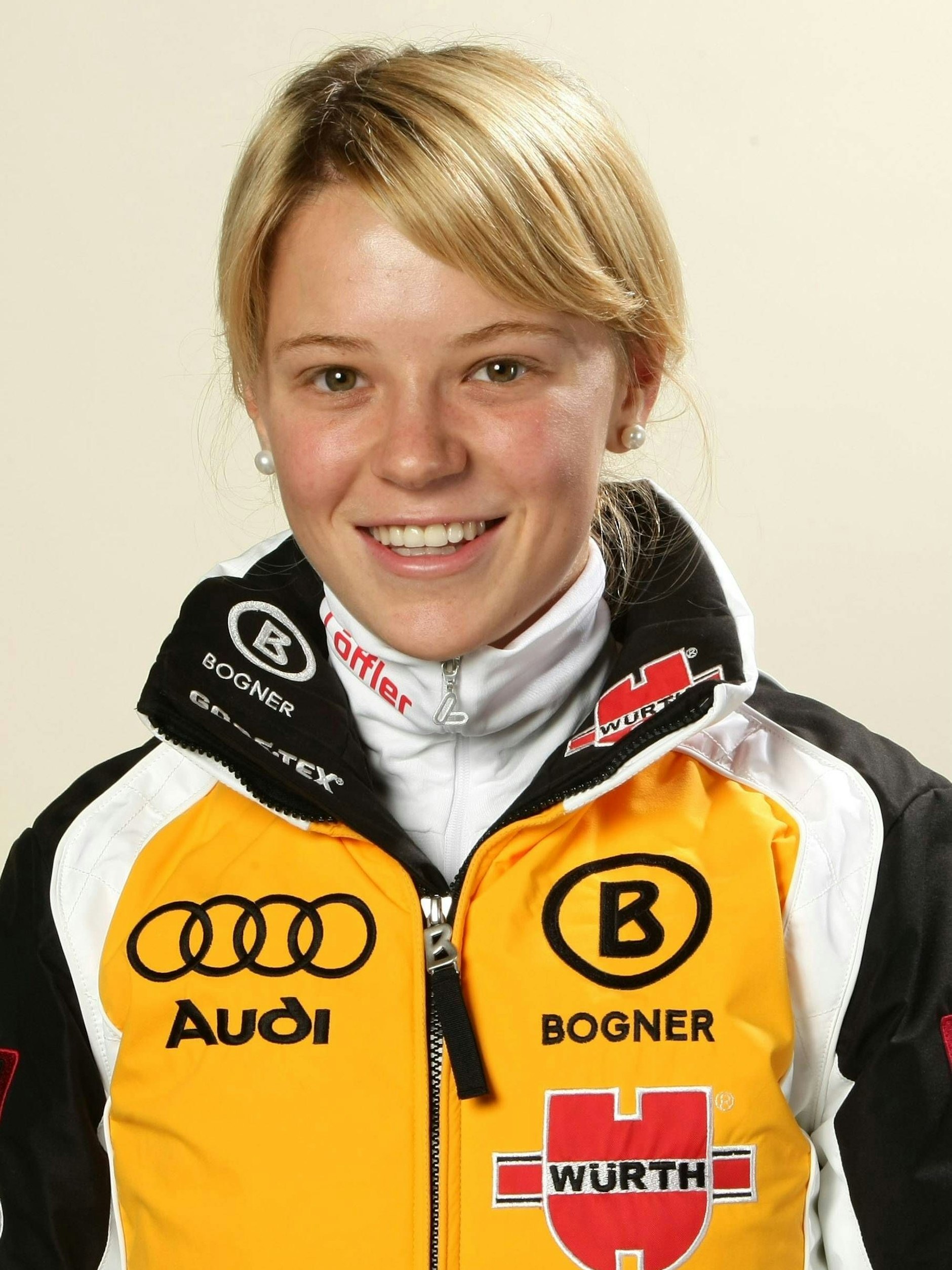 Biathlon-Weltmeisterin Miriam Neureuther in jungen Jahren.