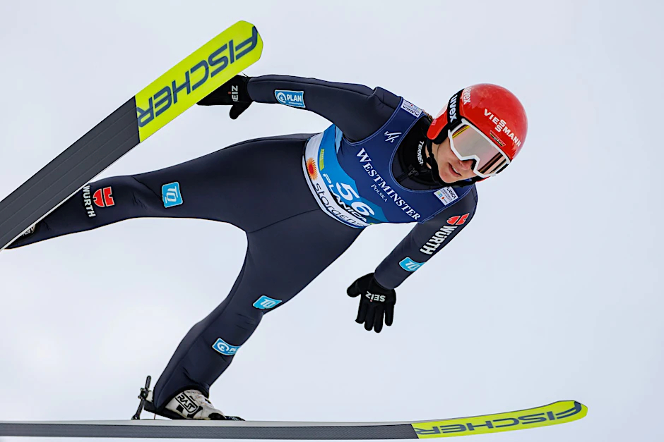 Will in Planica zu einer Medaille springen: Katharina Althaus.  