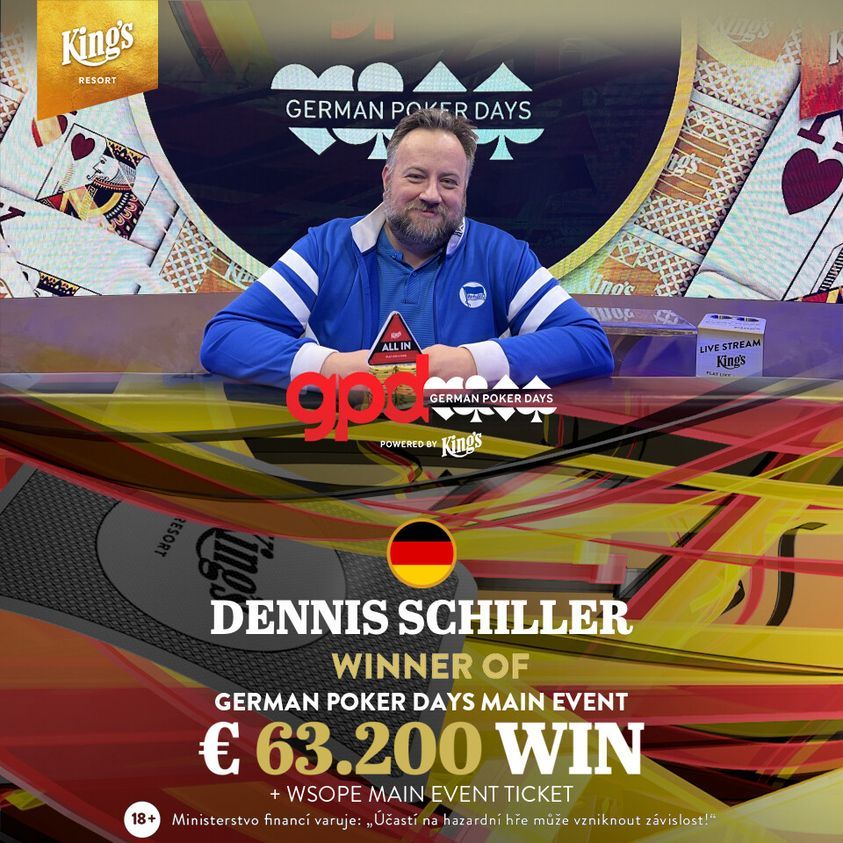 Magischer Moment: Wenn man vor dem Anpfiff Pokerkönig Dennis Schiller trifft, kann Hertha BSC nur gewinnen