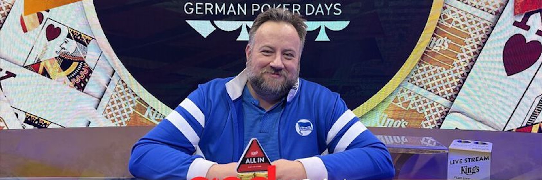 Hertha-Fan Dennis Schiller räumte beim Pokerturnier in Tschechien 63.000 Euro ab. Sonnabend war er wieder im Olympiastadion.