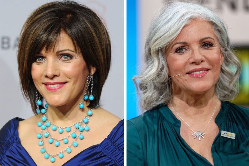 Moderatorin Birgit Schrowange (64) überraschte vor ein paar Jahren mit neuem Look und steht seitdem selbstbewusst zu ihren grauen Haaren.