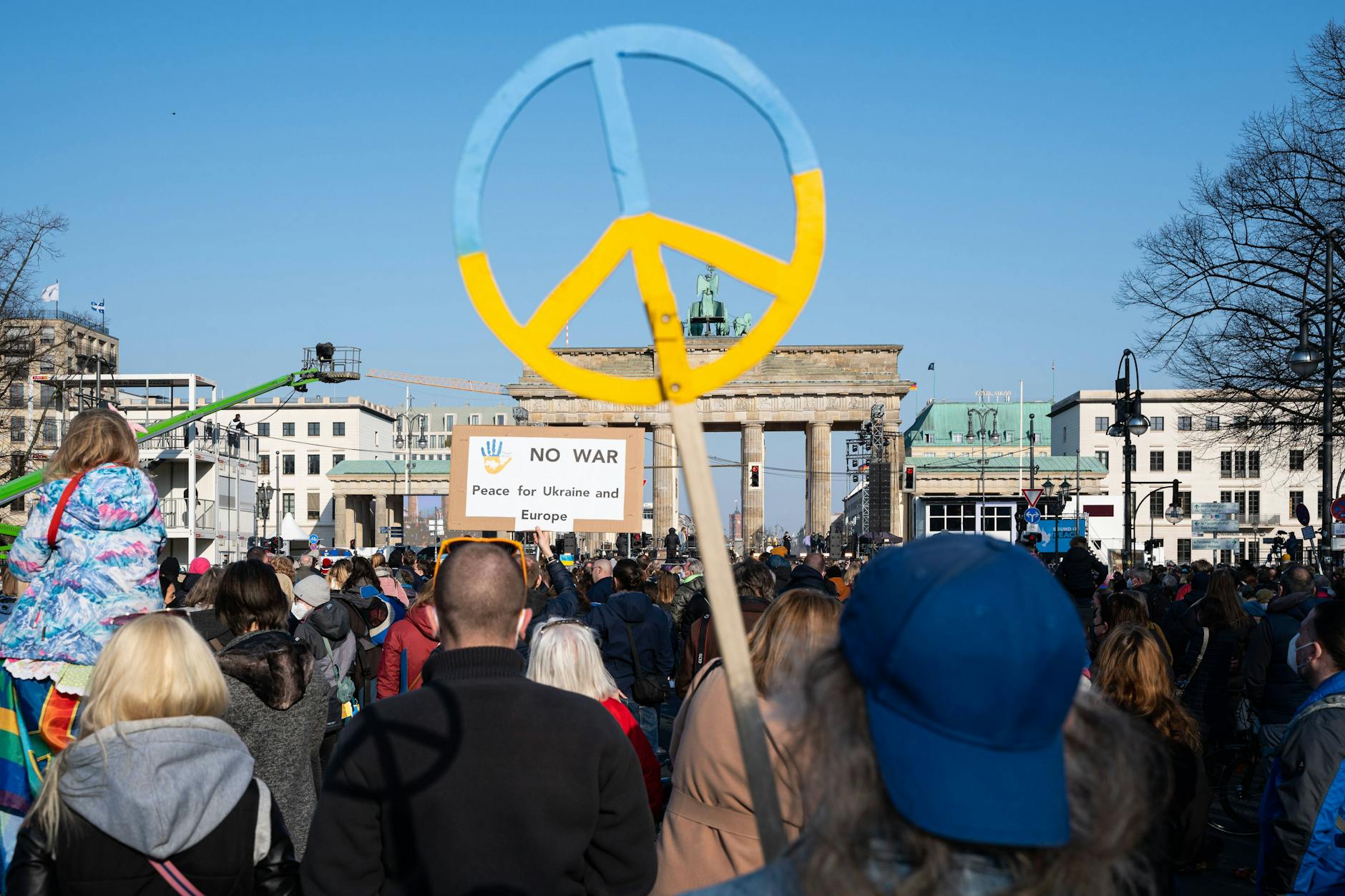 Friedensdemo im März 2022 in Berlin