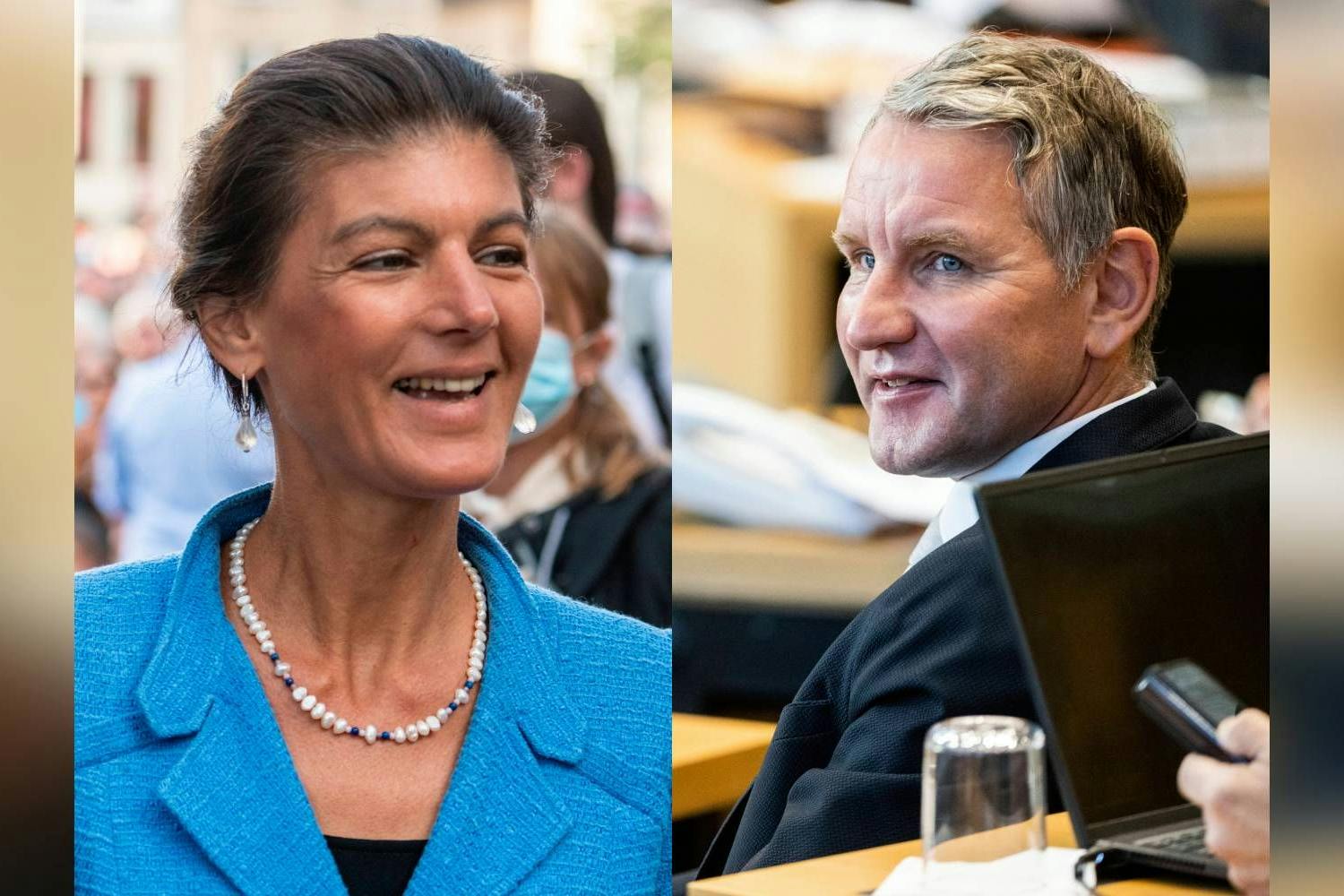 Björn Höcke bietet Sahra Wagenknecht einen Übertritt in die AfD an.