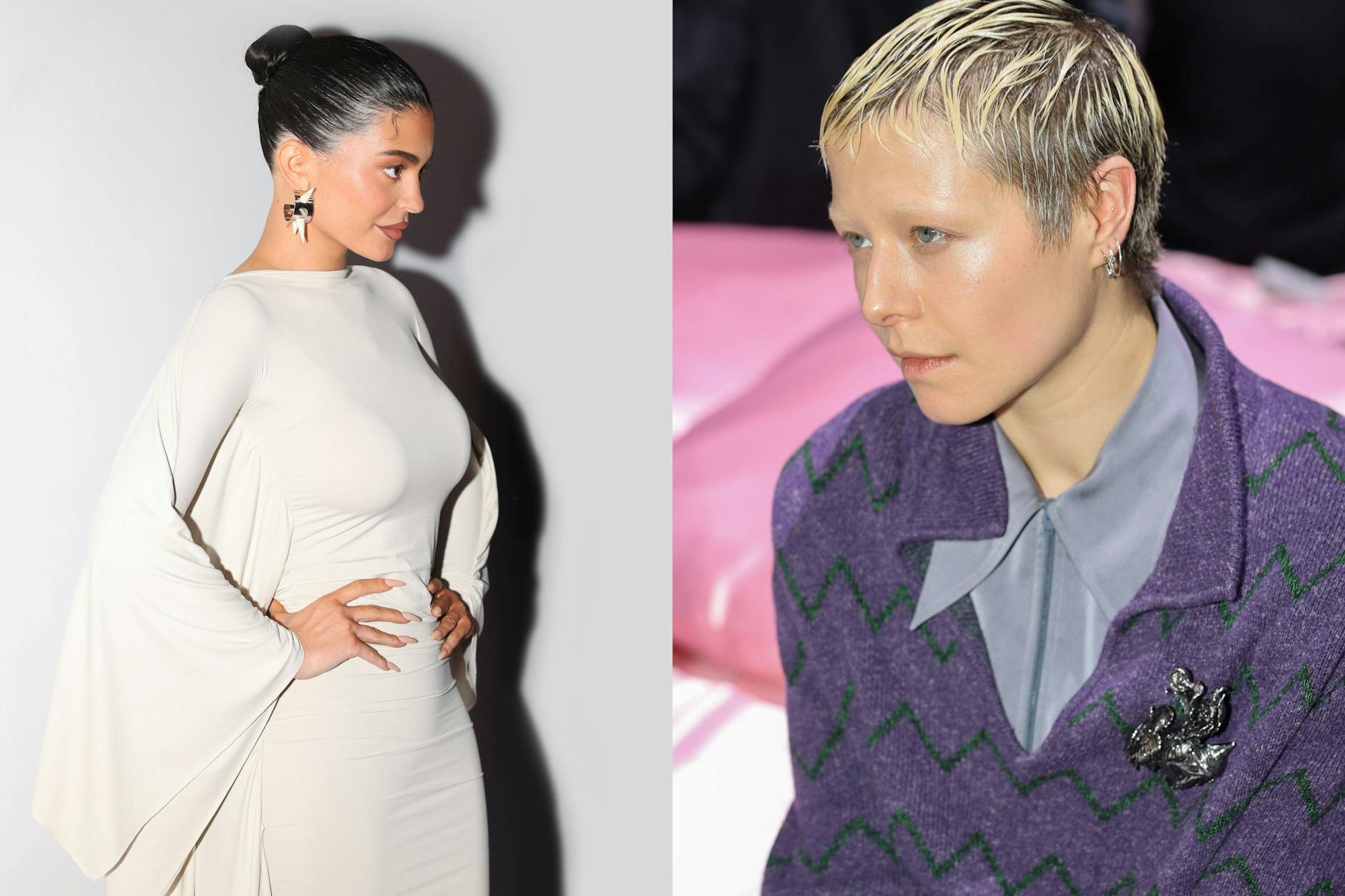 Waren bei der Pariser Show des schwedischen Labels Acne Studios im vergangenen Herbst anwesend: Kylie Jenner und Emma D'Arcy.