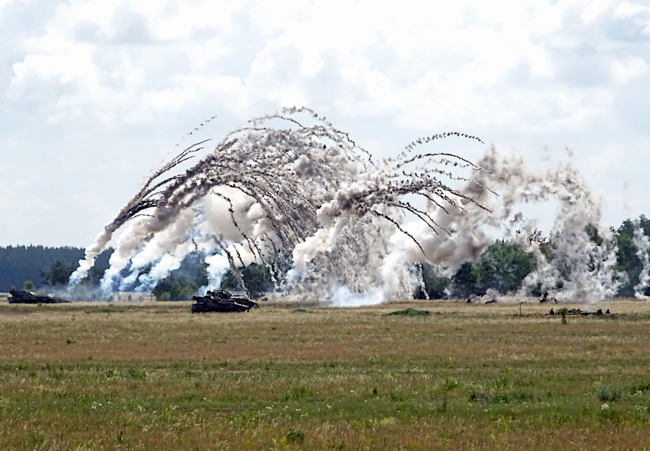 18.000 Soldaten aus 19 Ländern, überwiegend Nato-Mitglieder, nehmen an dem Manöver Saber Strike 2018 teil, das sich über Polen, Estland, Lettland und Litauen erstreckt.&nbsp;