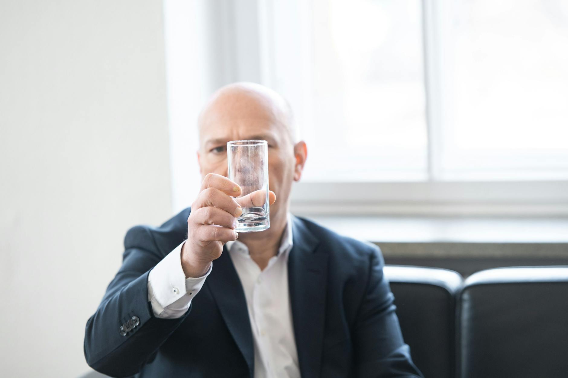 Berlin, 15.02.2023: Interview mit Kai Wegner in seinem Büro im Abgeordnetenhaus Berlin