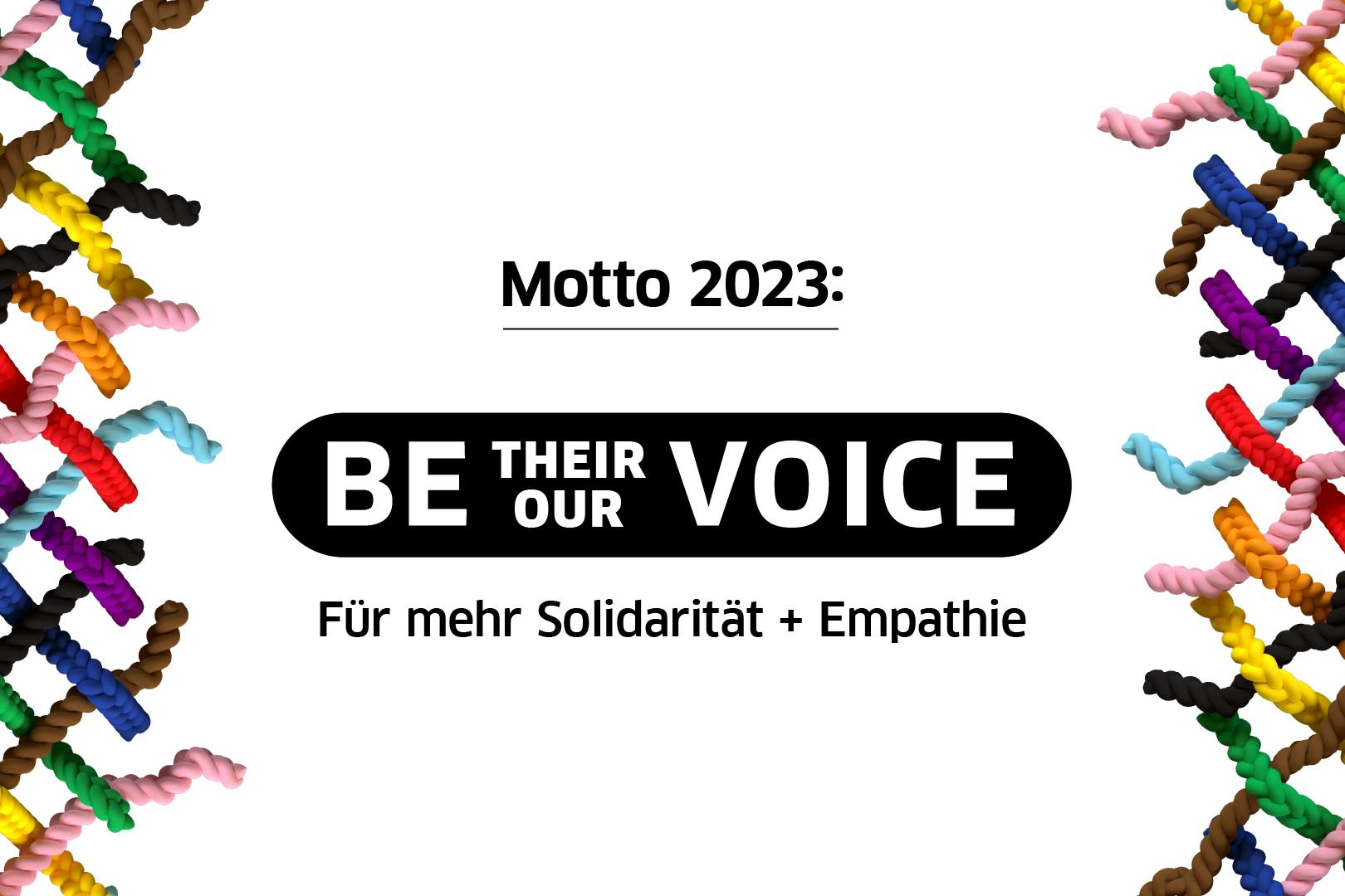 Das Motto für den CSD 2023 in Berlin.