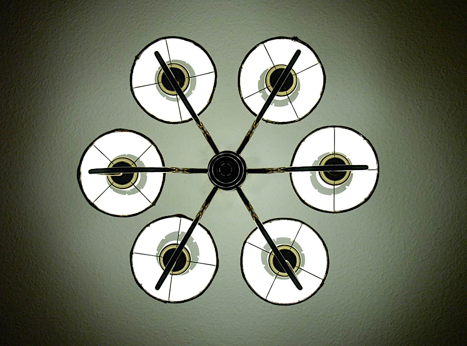 Lichtrad-Lampe