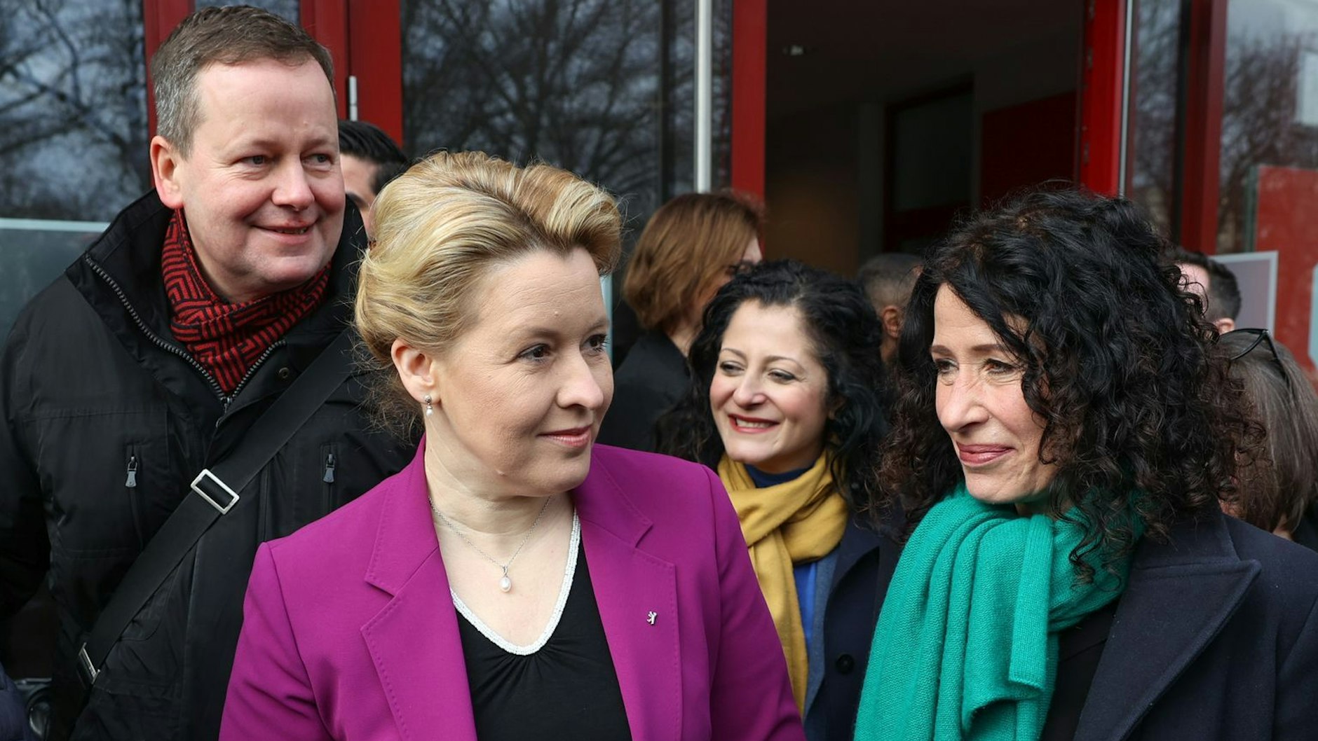 Für Franziska Giffey wäre ein Weitermachen mit Klaus Lederer (Linke) und Bettina Jarasch (Grüne) ideal.