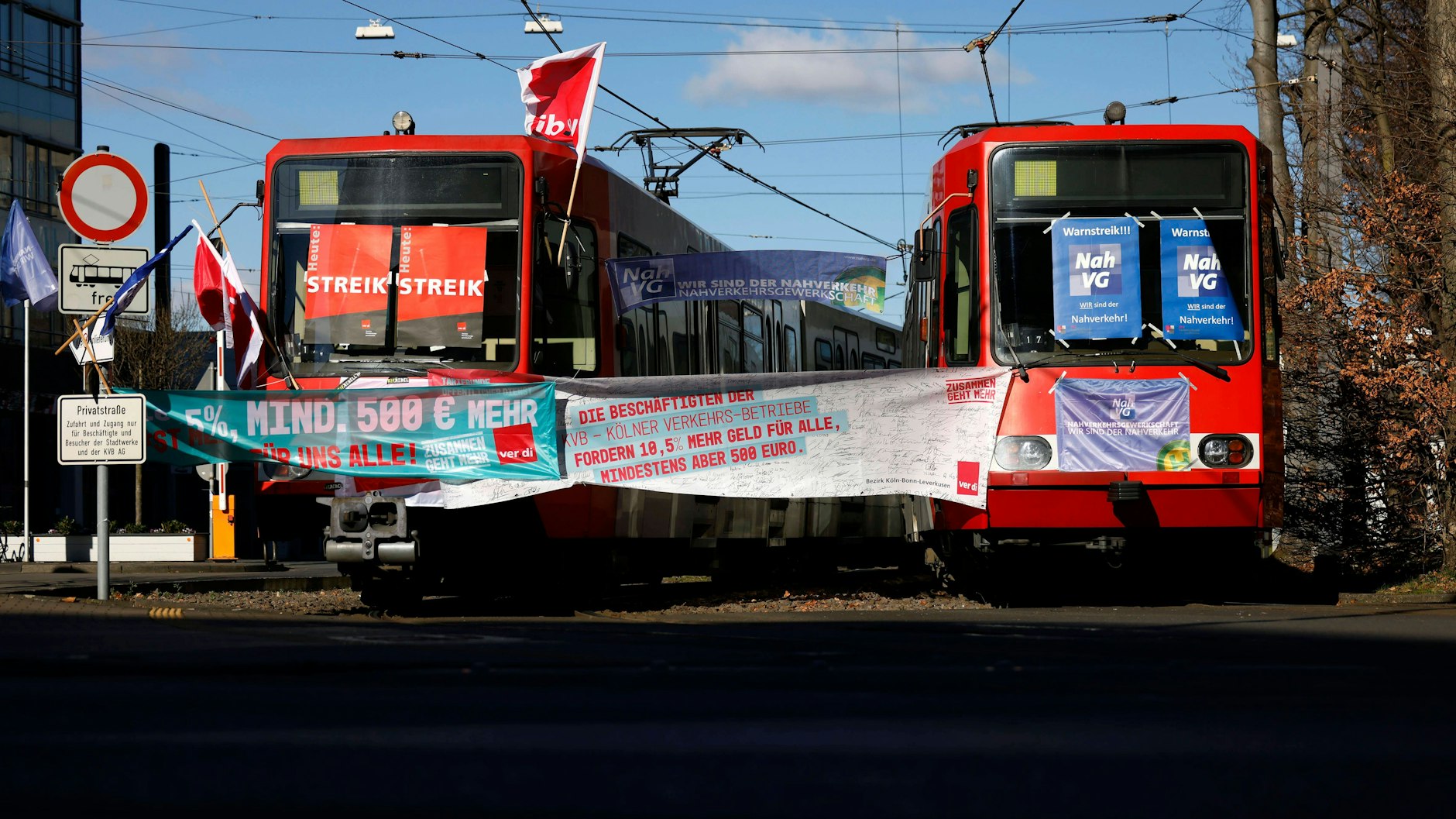 Am Montag waren die Kölner Verkehrsbetriebe wegen eines Warnstreiks stillgelegt.