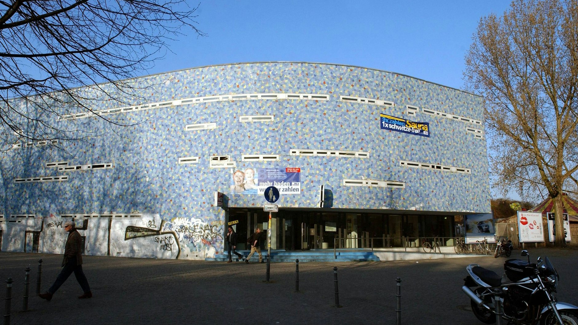 Das Spreewaldbad in Berlin-Kreuzberg wird umfassend saniert. 